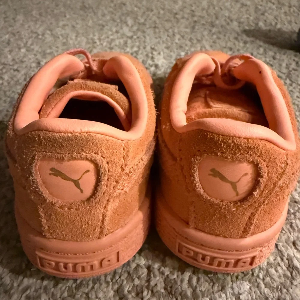 Puma Kids Sneakers - Coral Suede - Picture 5 of 13